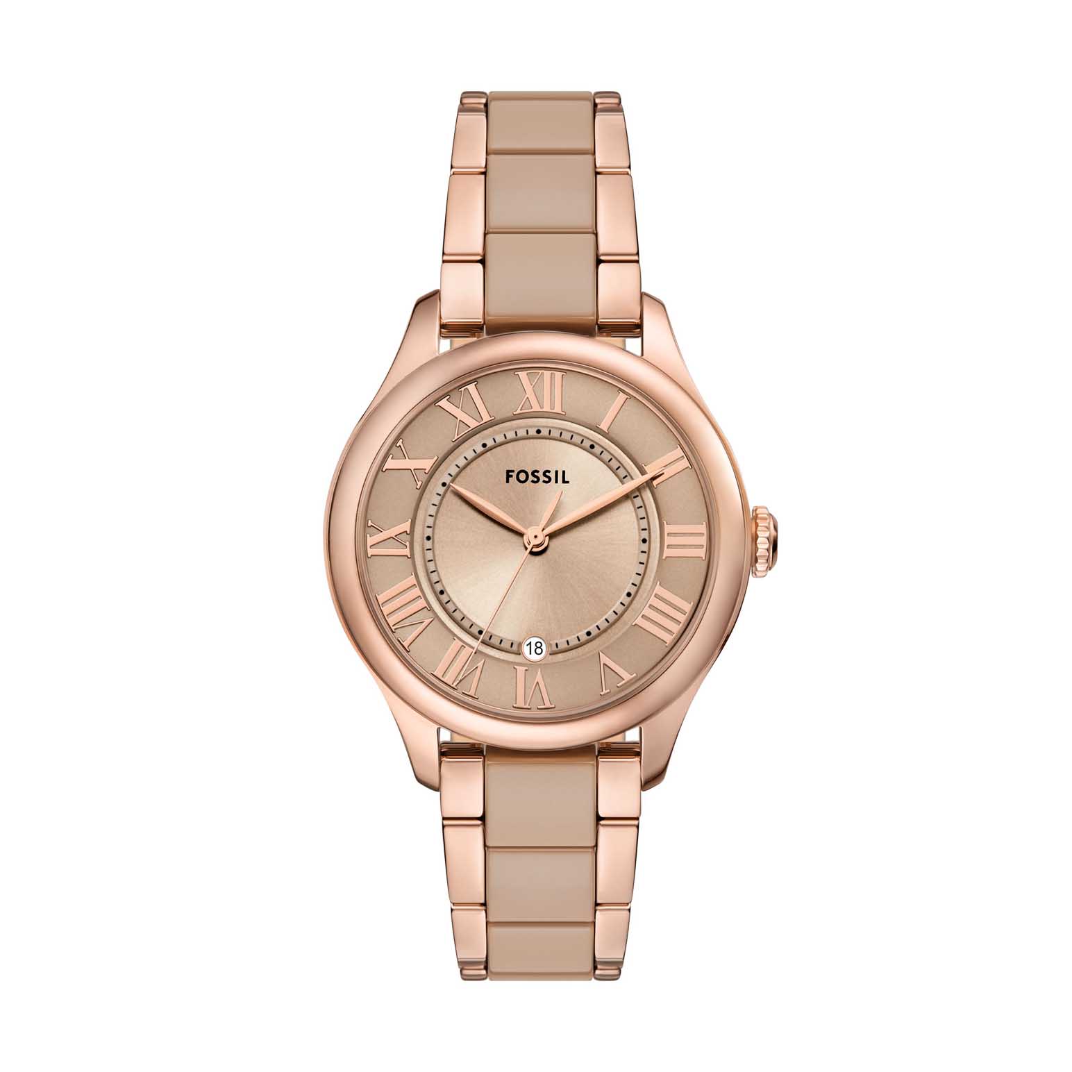 Fossil Gilmore Three-Hand Date Ceramic Watch CE1133