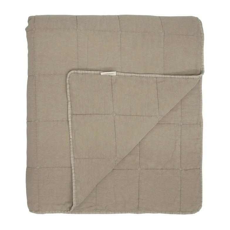 French Country Freya Quilt Taupe Large