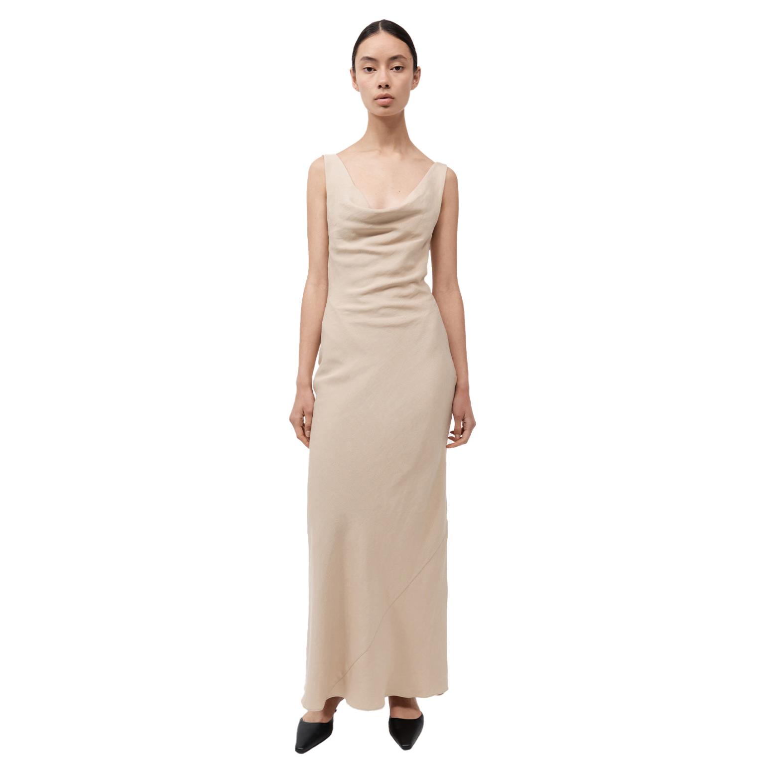 St. Agni Double Drape Dress