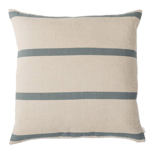 Citt&agrave; Carnival Euro Cushion Natural/Air Force Blue 65x65cm