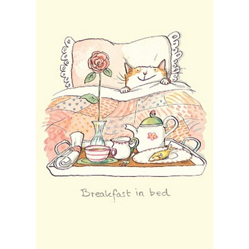 Two Bad Mice Breakfast In Bed Card