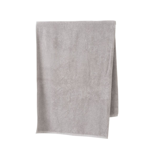 Citt&agrave; Classic Cotton Bath Towel Grey 80x150cm