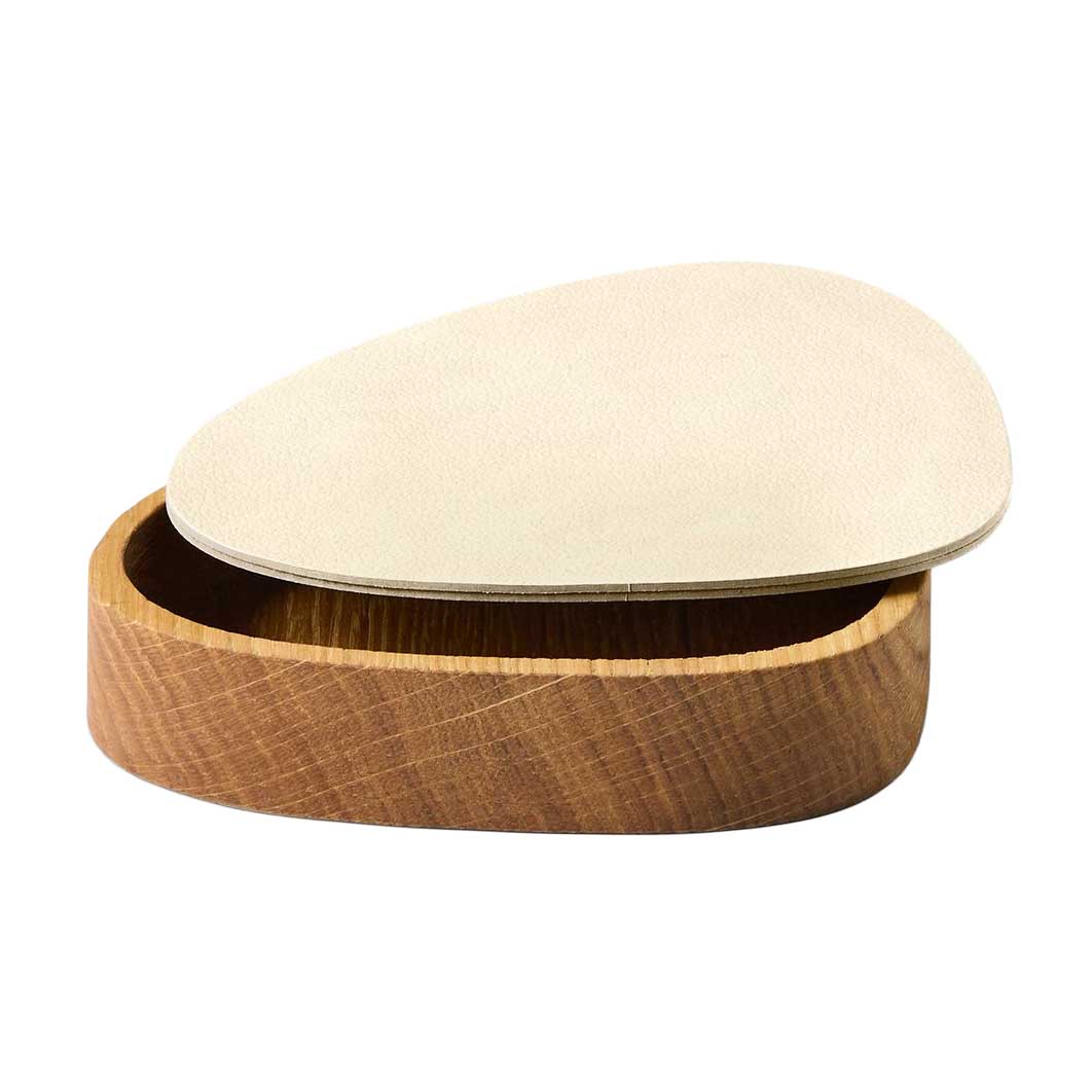 LIND DNA Wood Box & Lid Curve Oak Nature Nupo - Vanilla