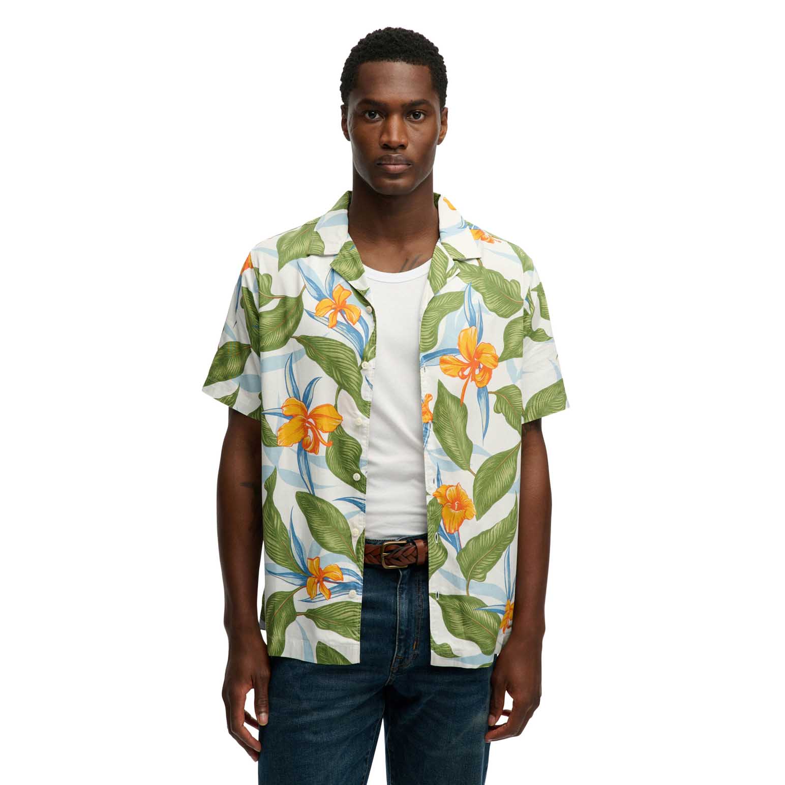Superdry Hawaiian Print Short Sleeve Shirt