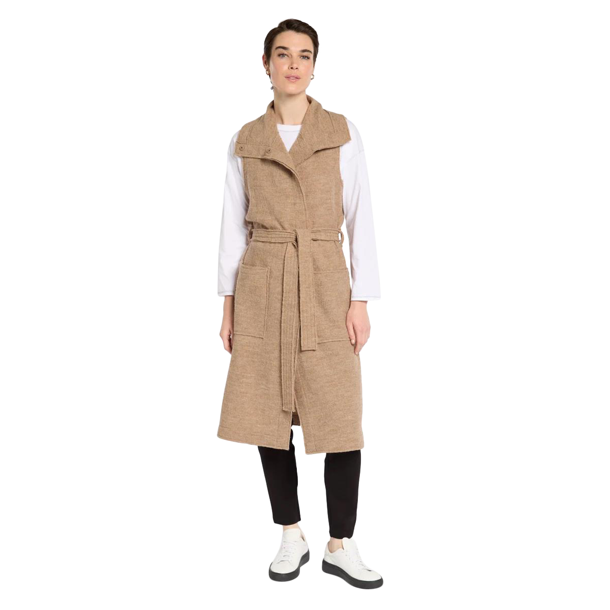 Marco Polo Boiled Wool Wrap Vest