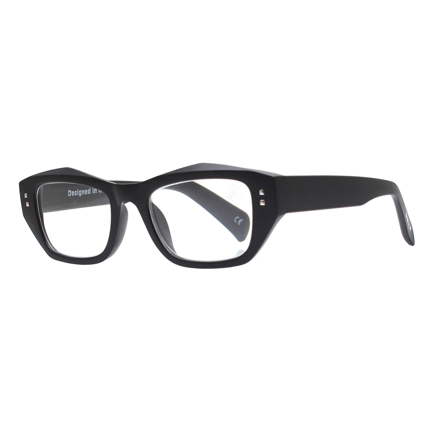 Daily Eyewear 1pm Black Reading Glasses