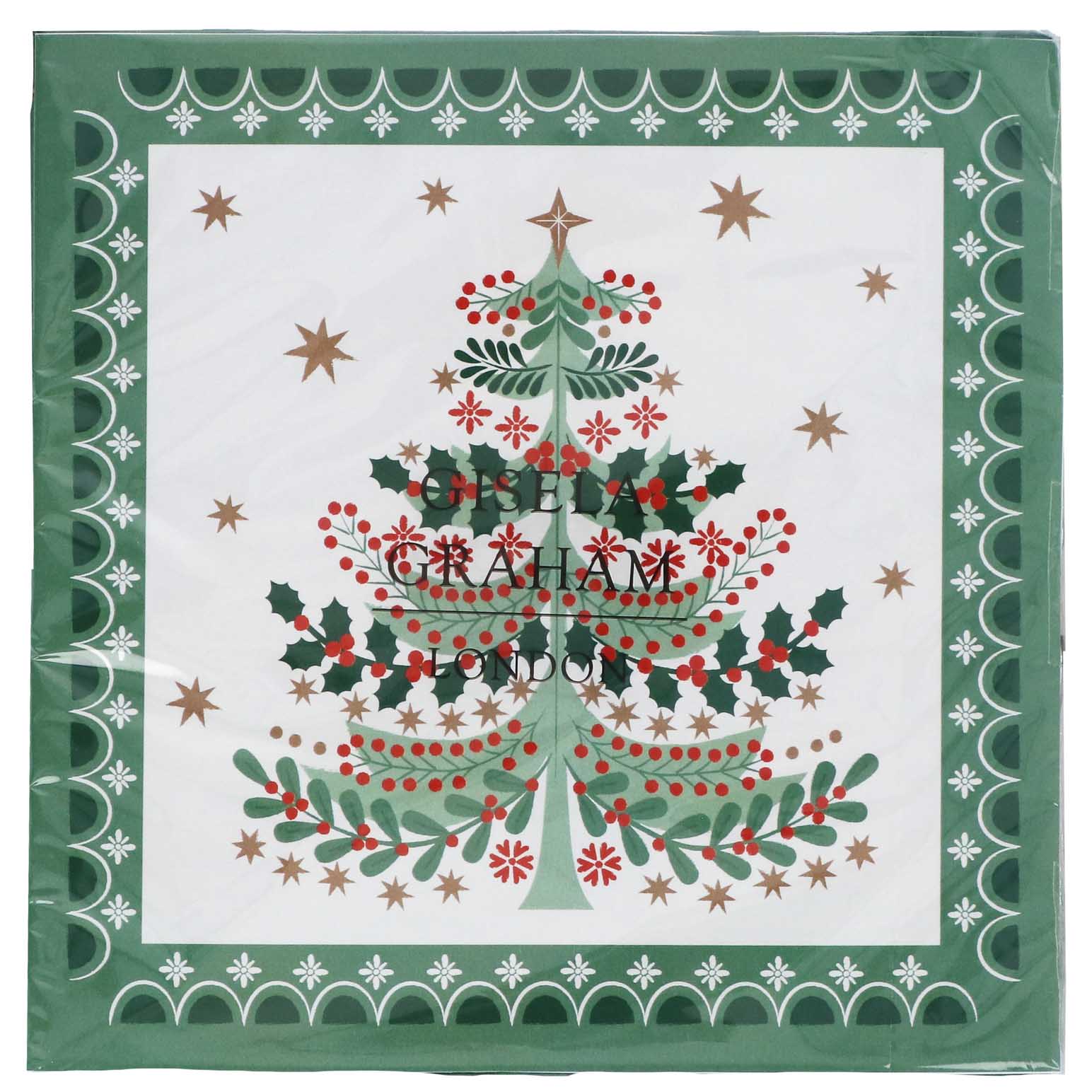 Gisela Graham Napkins Pack Of 20 Alpine