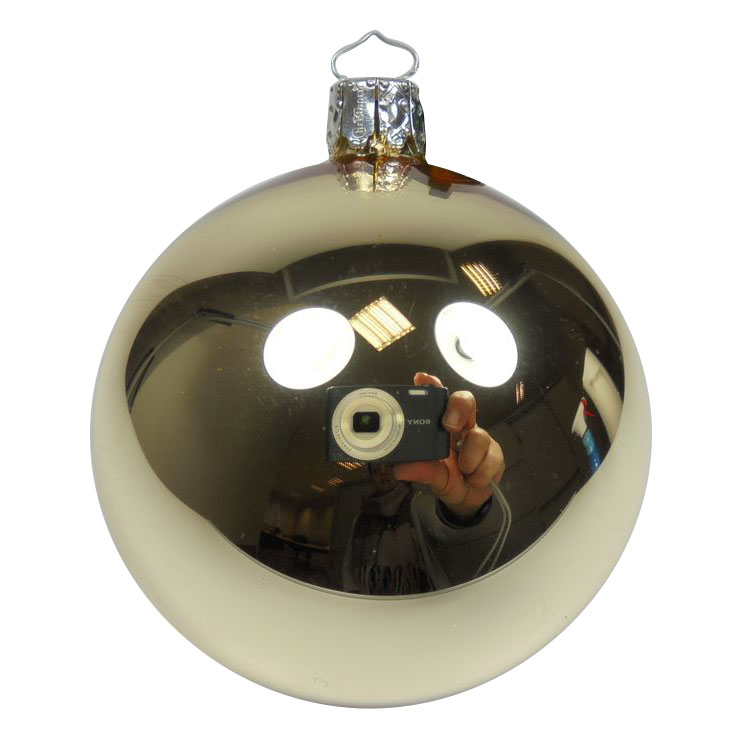 Ballantynes Silence Bauble Gold Shiny Uni