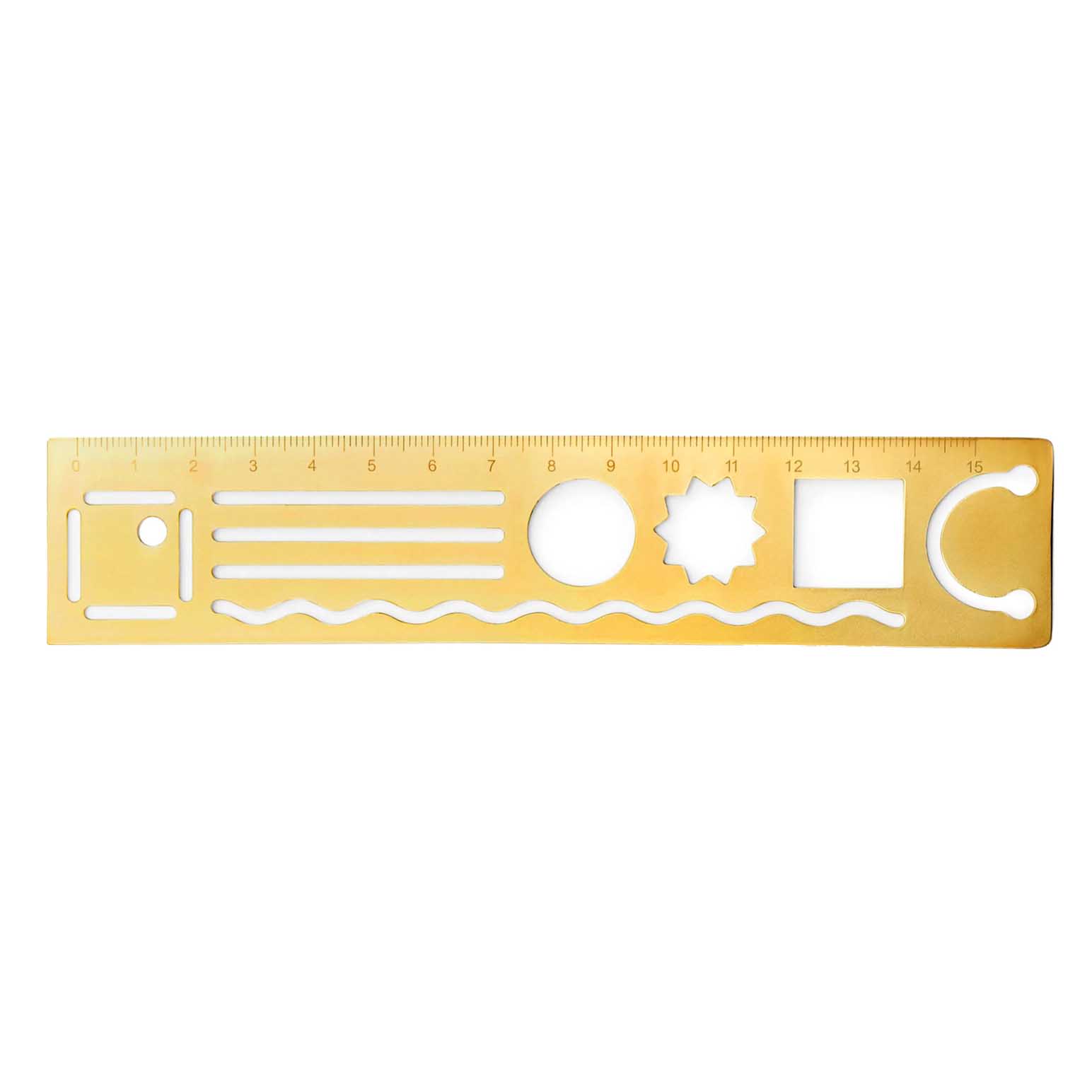 Inkerie 3-in-1 Metal Ruler
