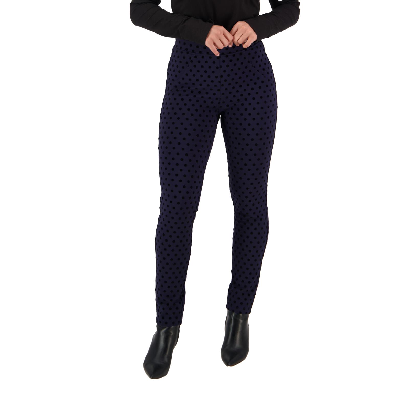 Vassalli Skinny Leg Ankle Grazer Printed Ponti Pull On