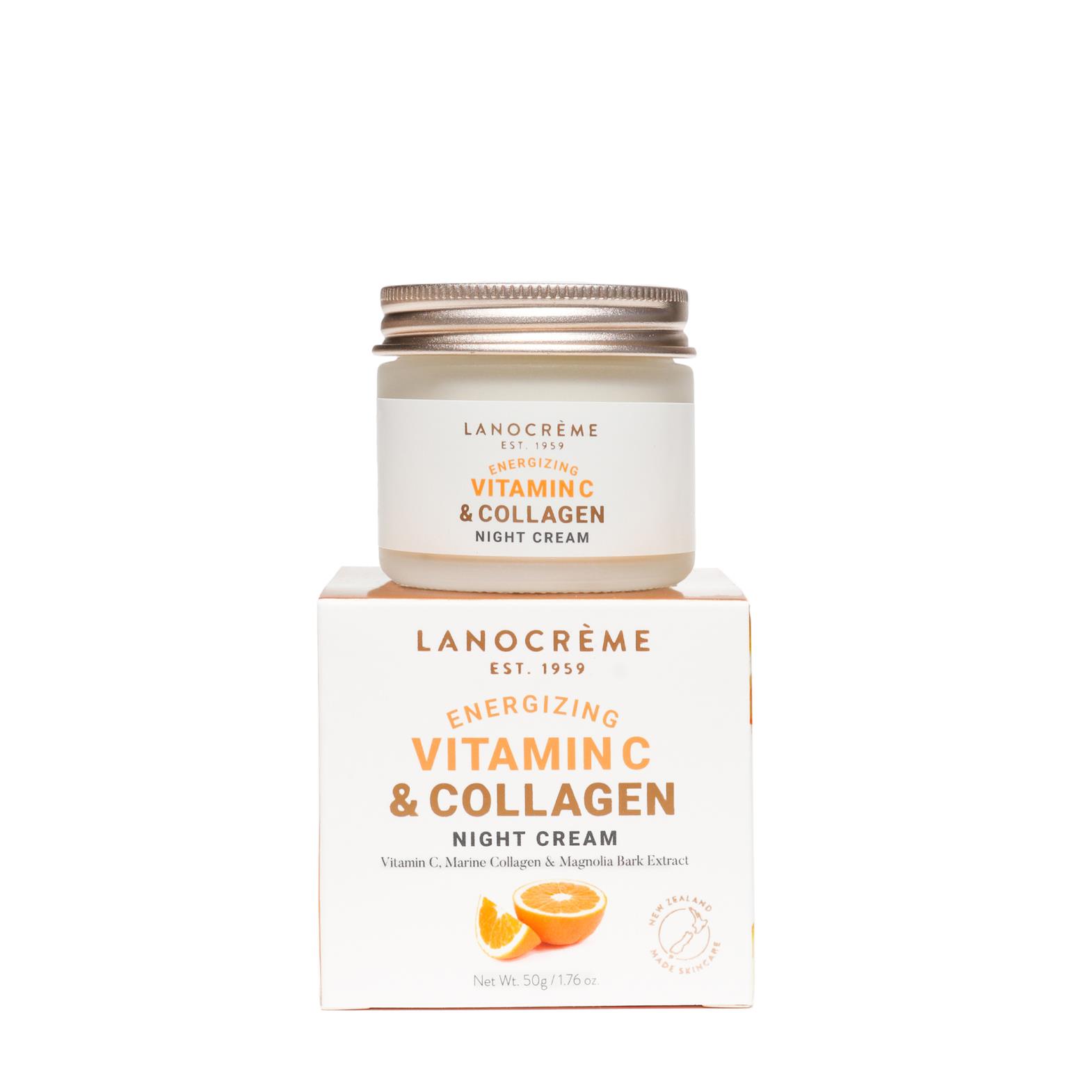Lanocreme Vitamin C & Collagen Night Cream 50g