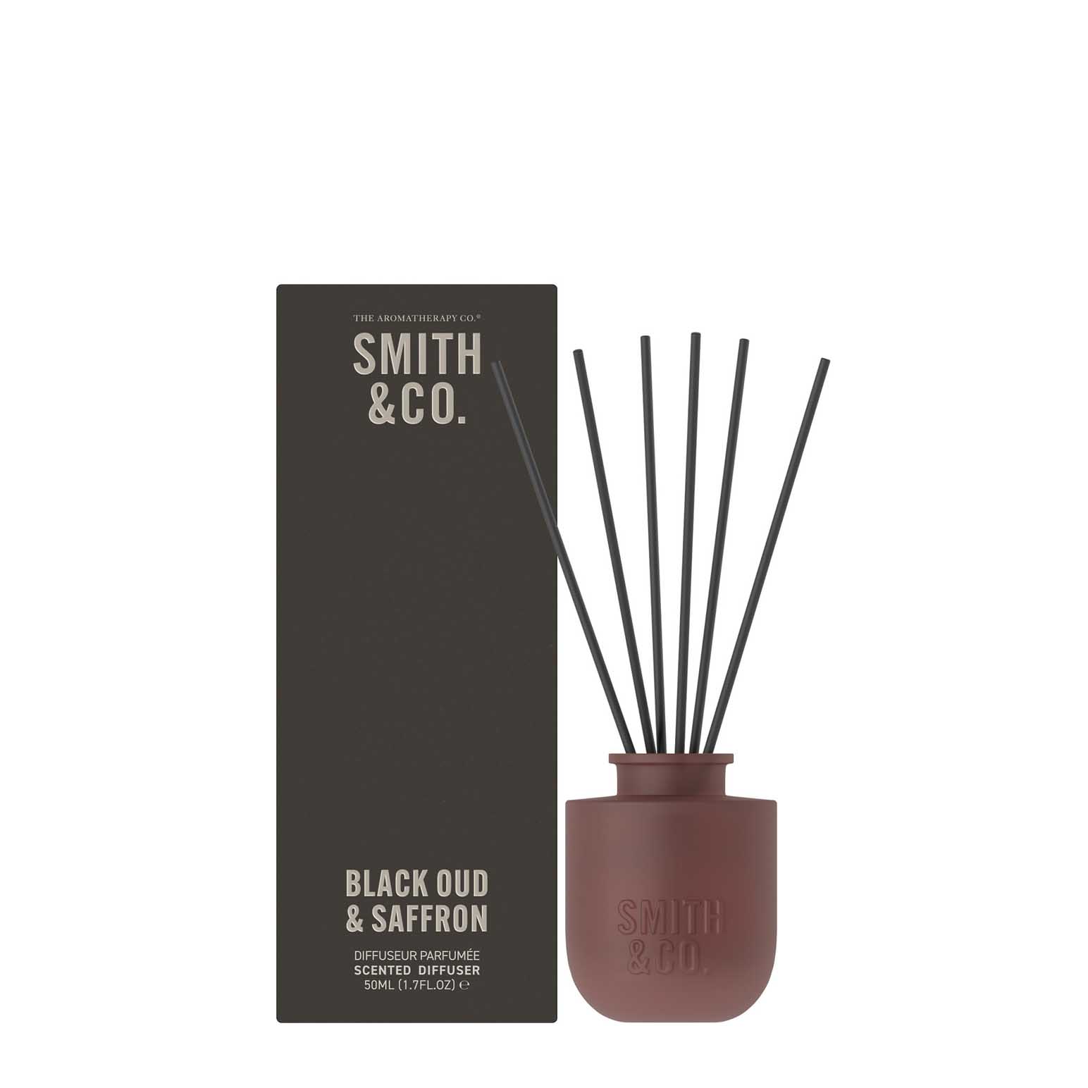 Smith & Co. Black Oud & Saffron Reed Diffuser 50ml