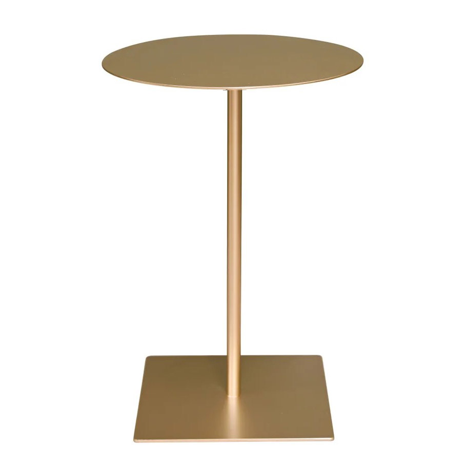 Studio Regent Round Side Table - Gold