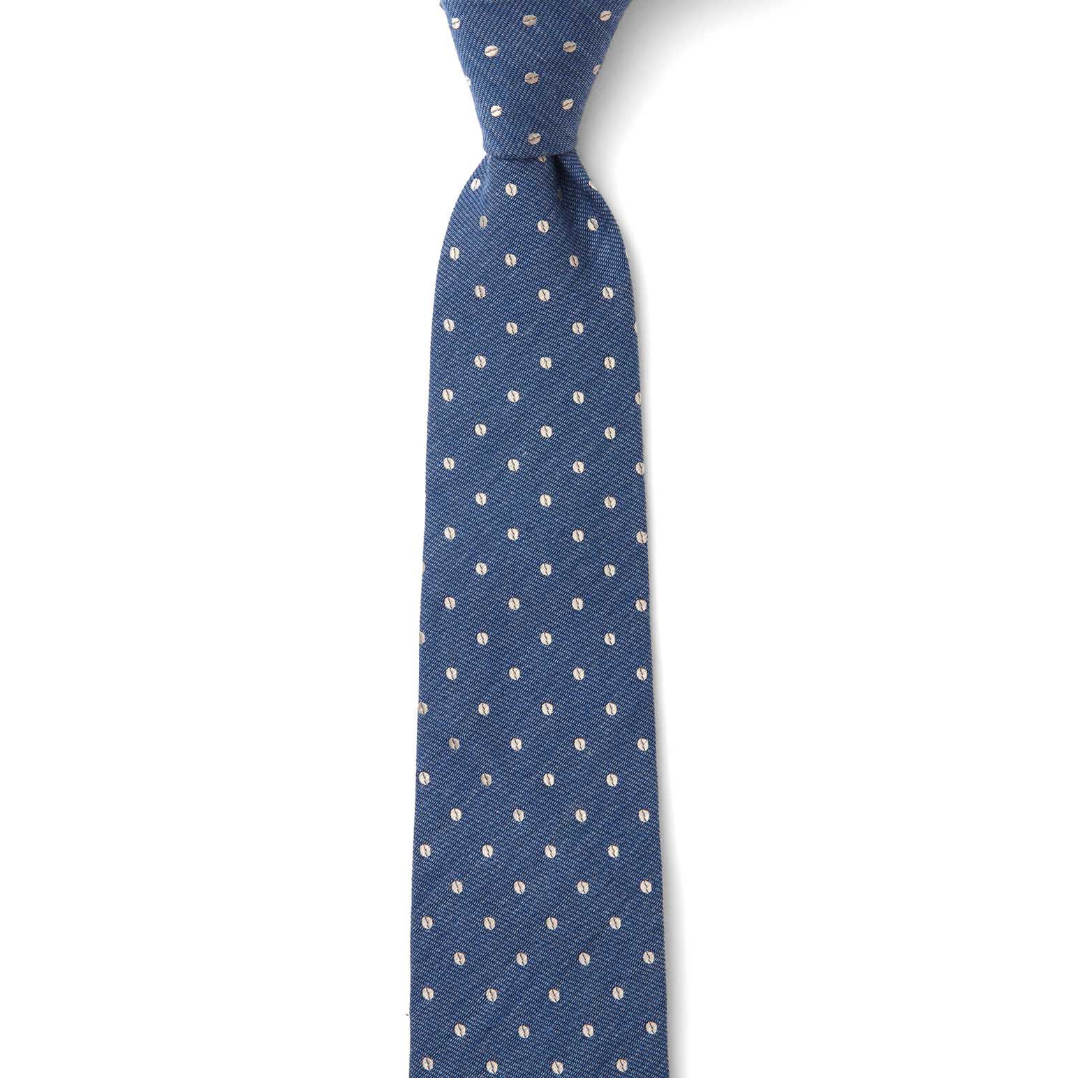 Cambridge Matte Polkadot 7.5cm Tie