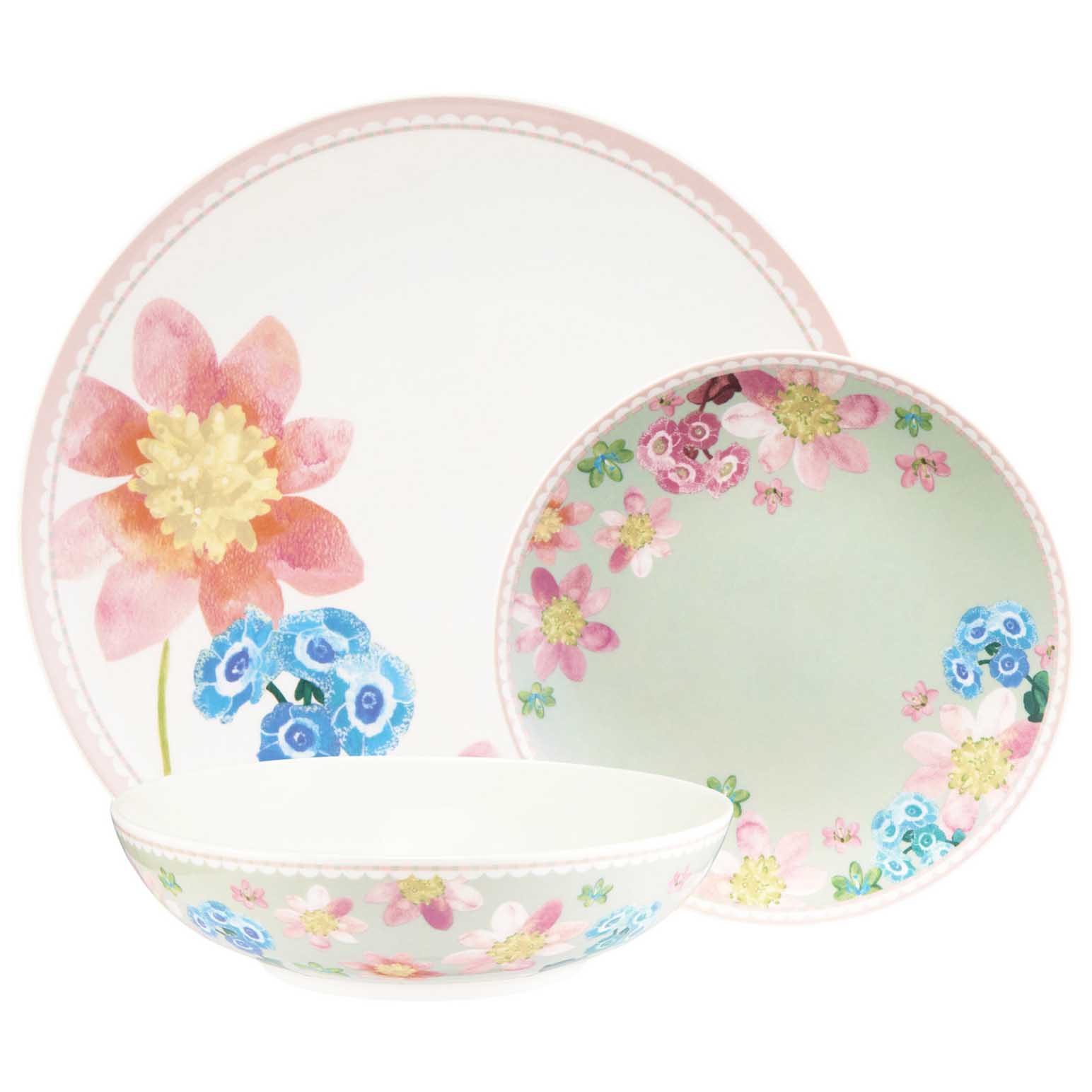 Maxwell & Williams Primula Coupe Dinner Set 12Pc Gift Boxed