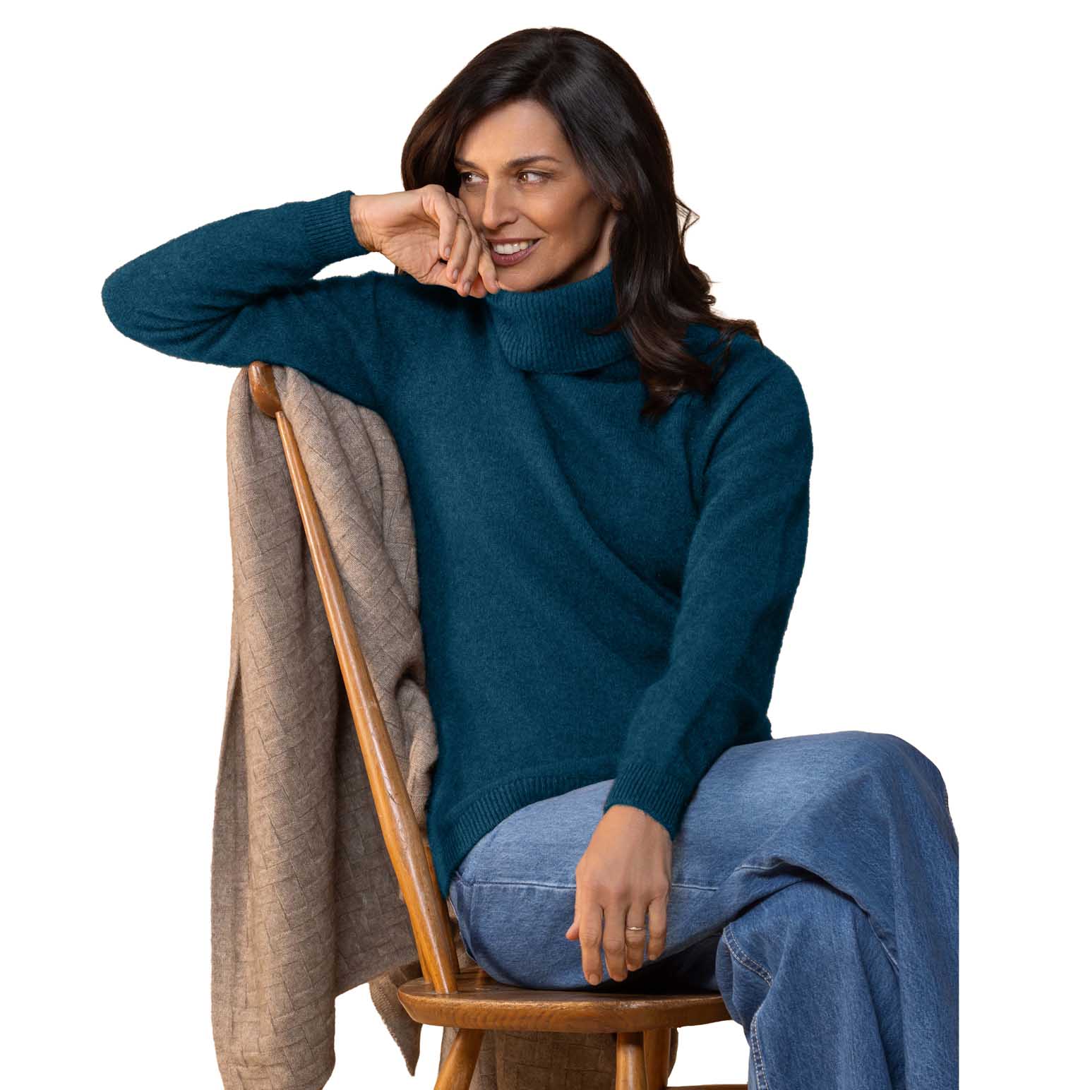 Noble Wilde Polo Neck Sweater