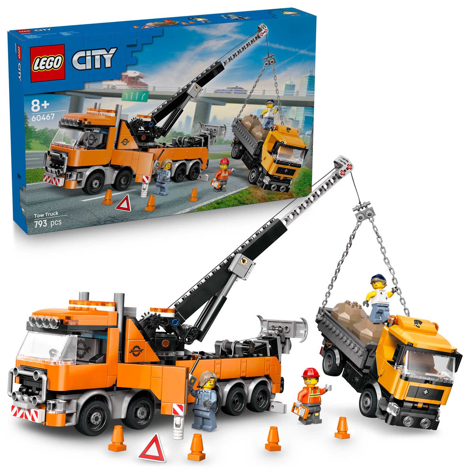 LEGO City Heavy-Duty Recovery Tow Truck with Crane