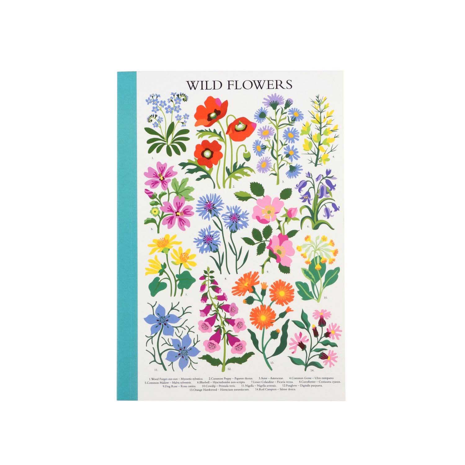 Rex London Wild Flowers A5 Notebook