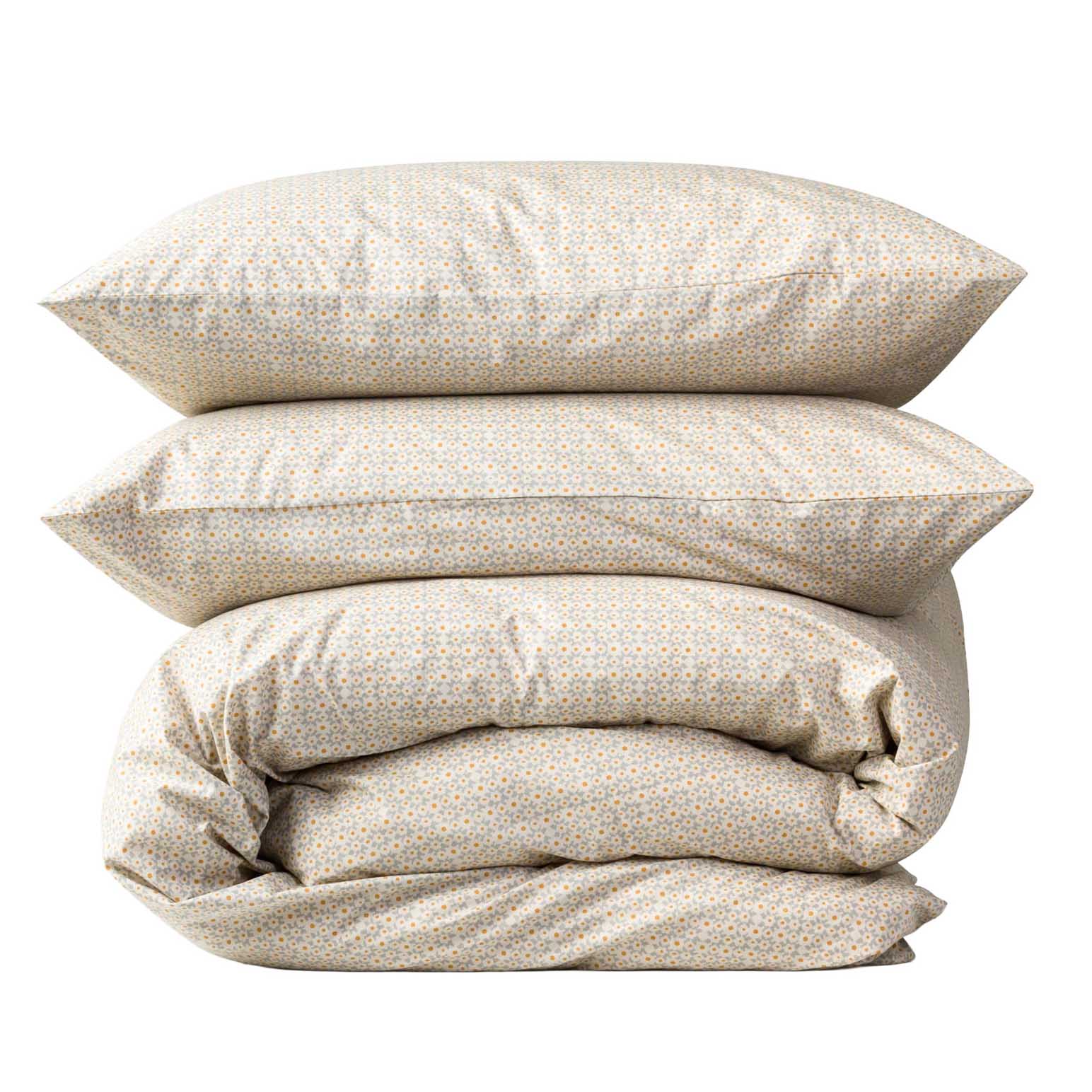 Citt&agrave; Porto Duvet Cover Cloud/Pumpkin KS/D 180x210cm