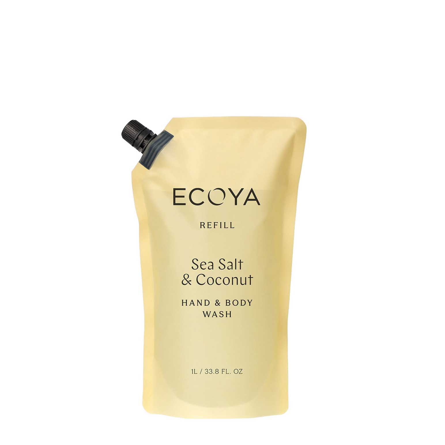 ECOYA Sea Salt & Coconut Hand & Body Wash Refill 1L