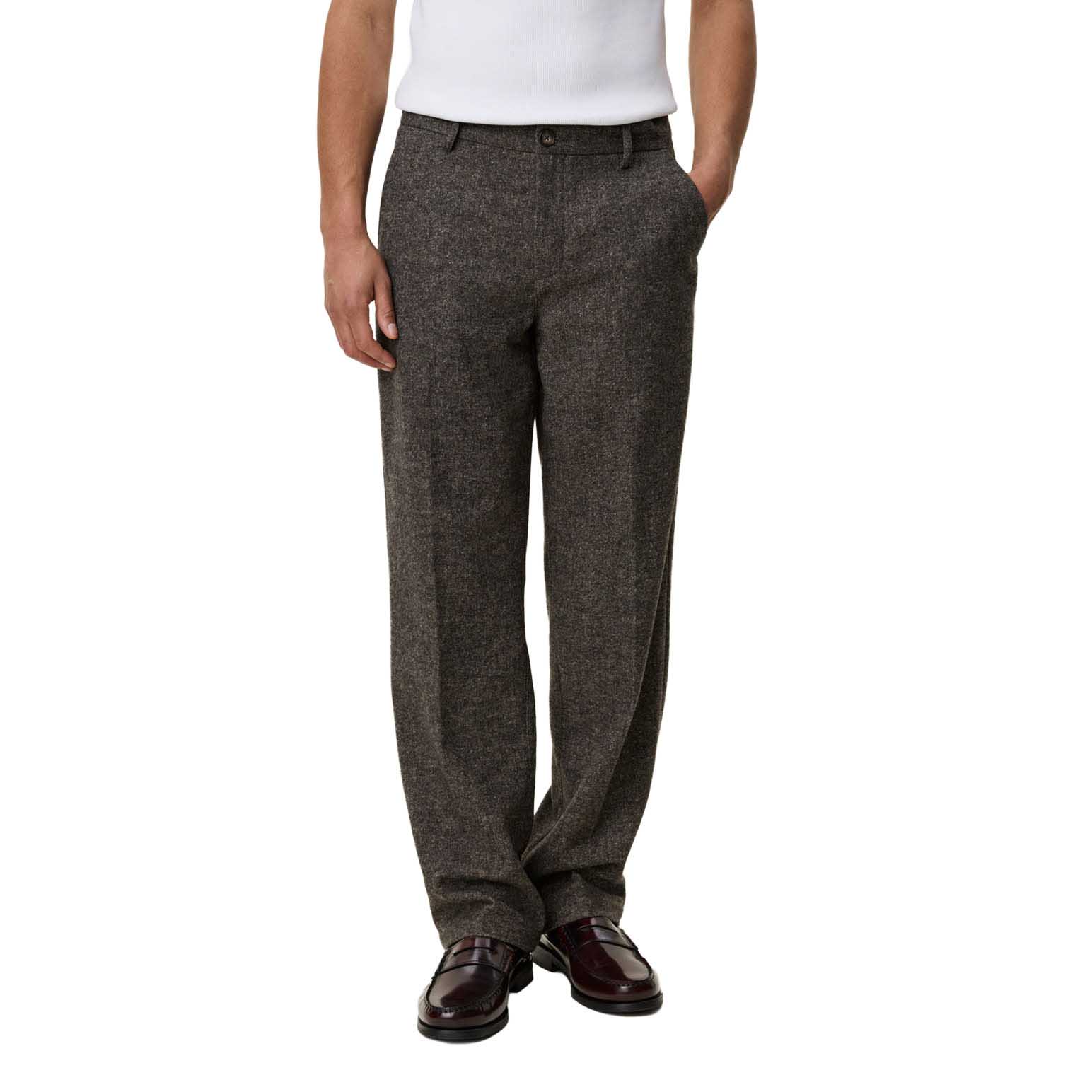 Les Deux Wool Melange Slack Pants