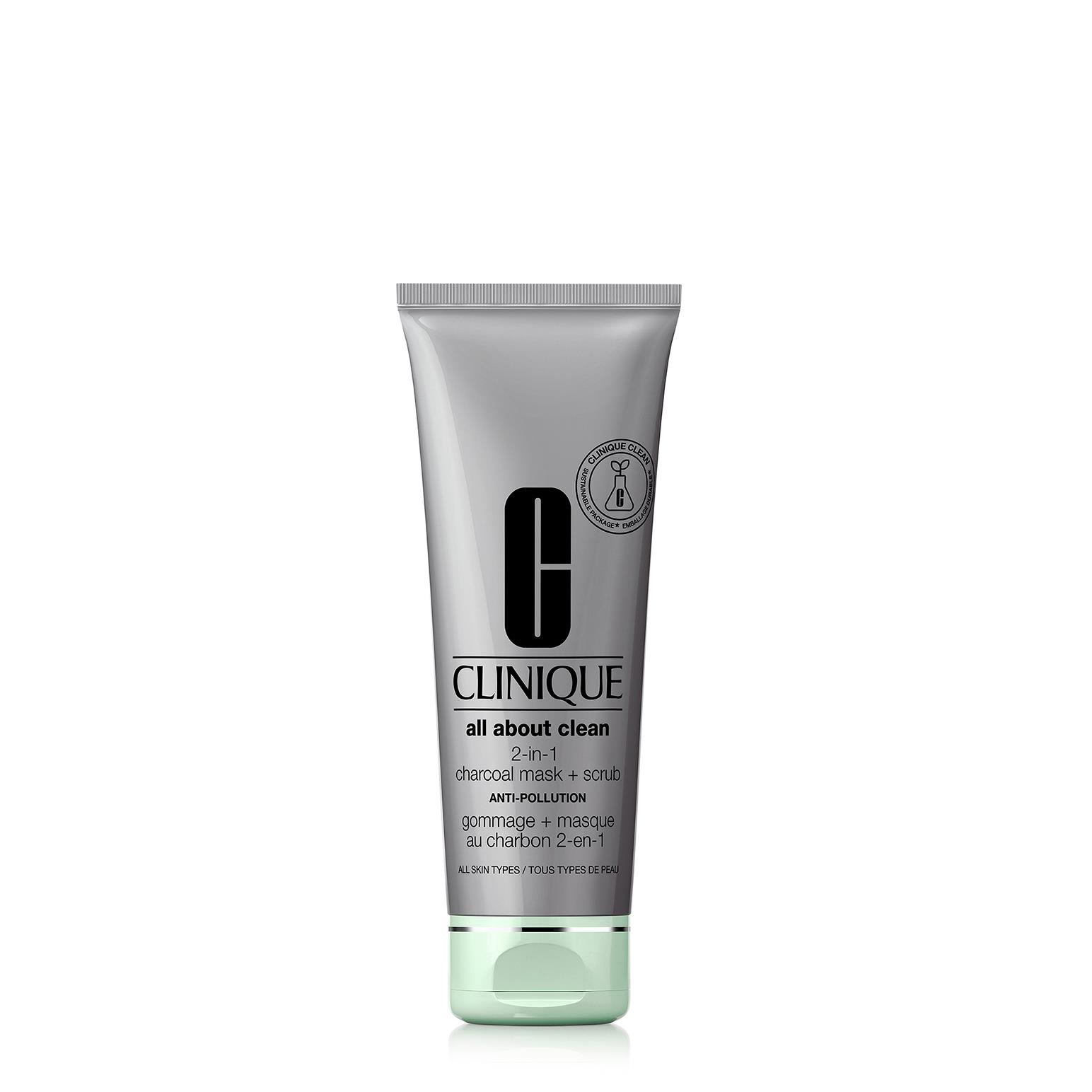 Clinique All About Clean&trade; 2-in-1 Charcoal Mask + Scrub