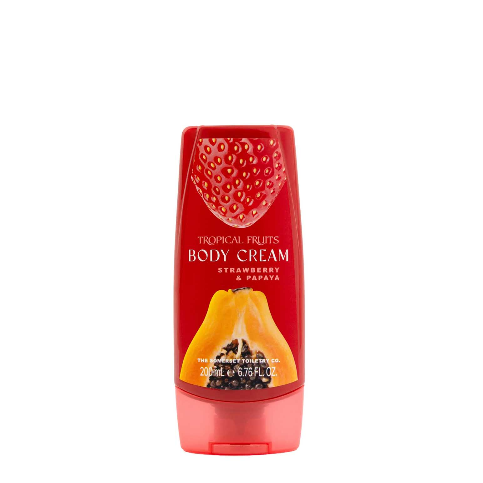 Tropical Fruits Strawberry & Papaya Body Cream 200ml