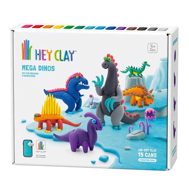 Hey Clay Mega Dinos 15 Cans