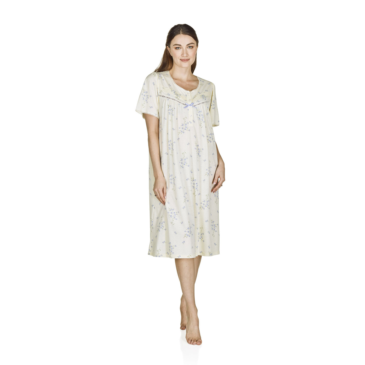 La Marquise Floral Breeze Short Sleeve Nightdress