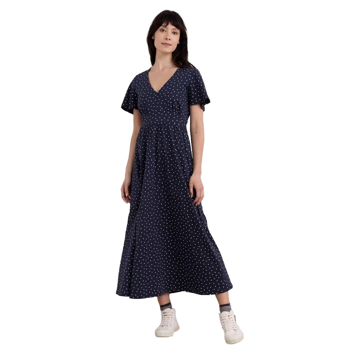 Seasalt Cornwall Chateaux Dress (Half Sleeve) Rustic Spot Maritime