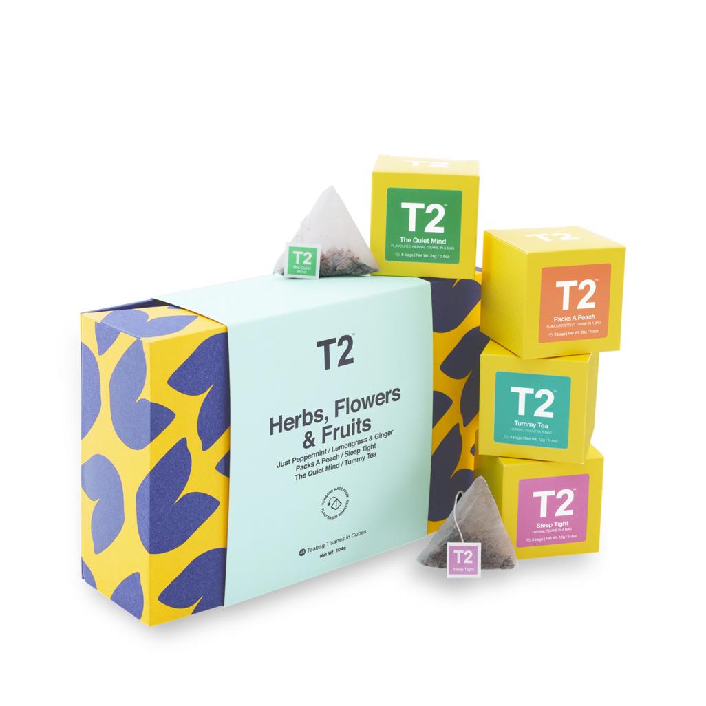 T2 Herbs, Flowers & Fruits Tea Bag Gift Pack