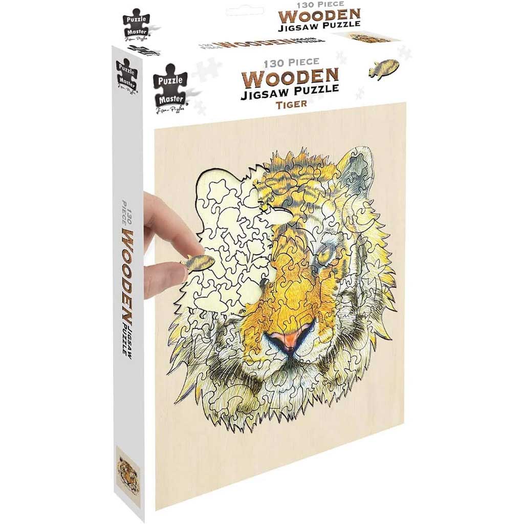 Puzzle Master Tiger 2.0 Series 4 Wooden 130 Piece Puzzle