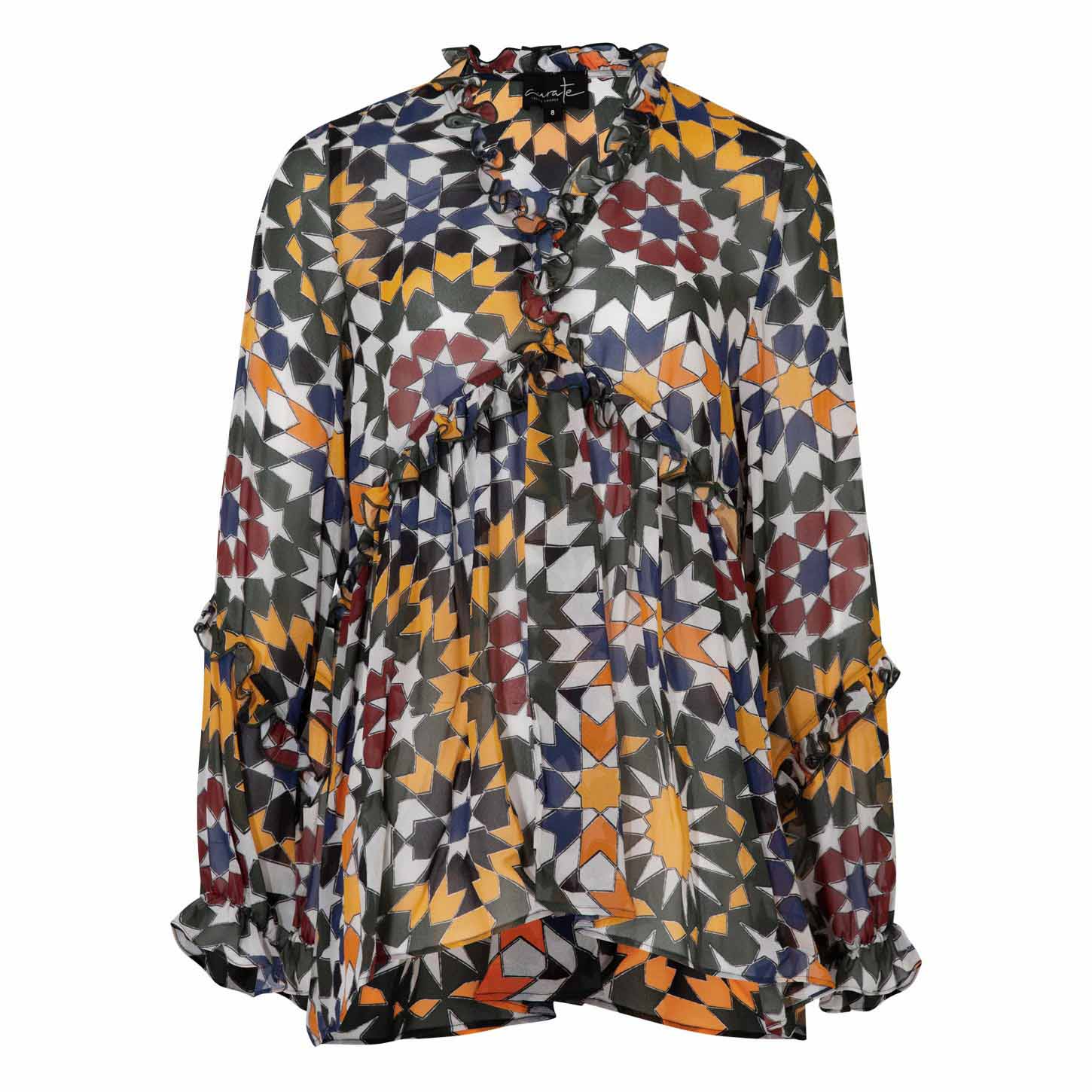 Curate Shadow Frill Top