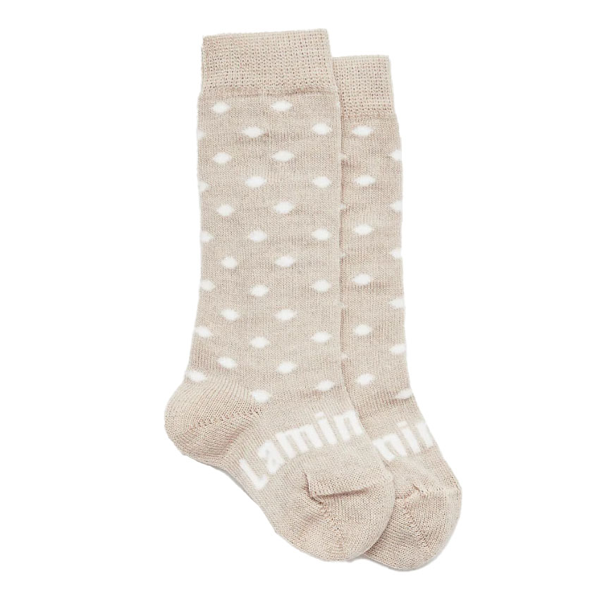 Lamington Socks Merino Wool Knee High Socks Truffle NB-2Y