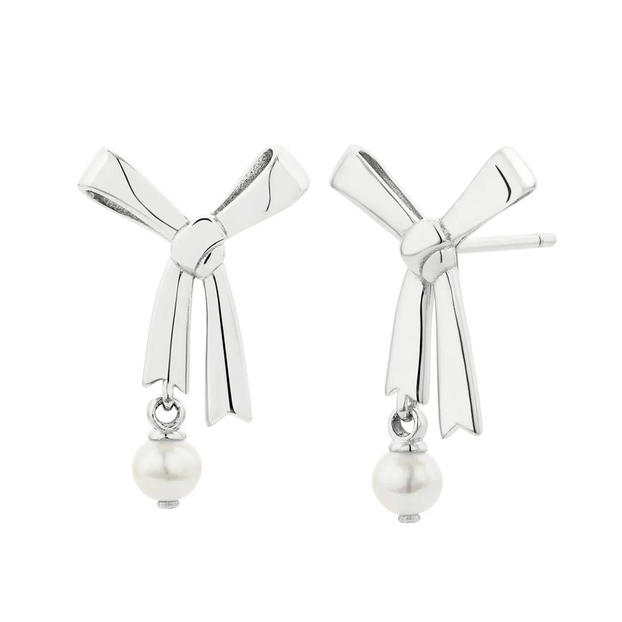 Karen Walker Pearl Bow Studs