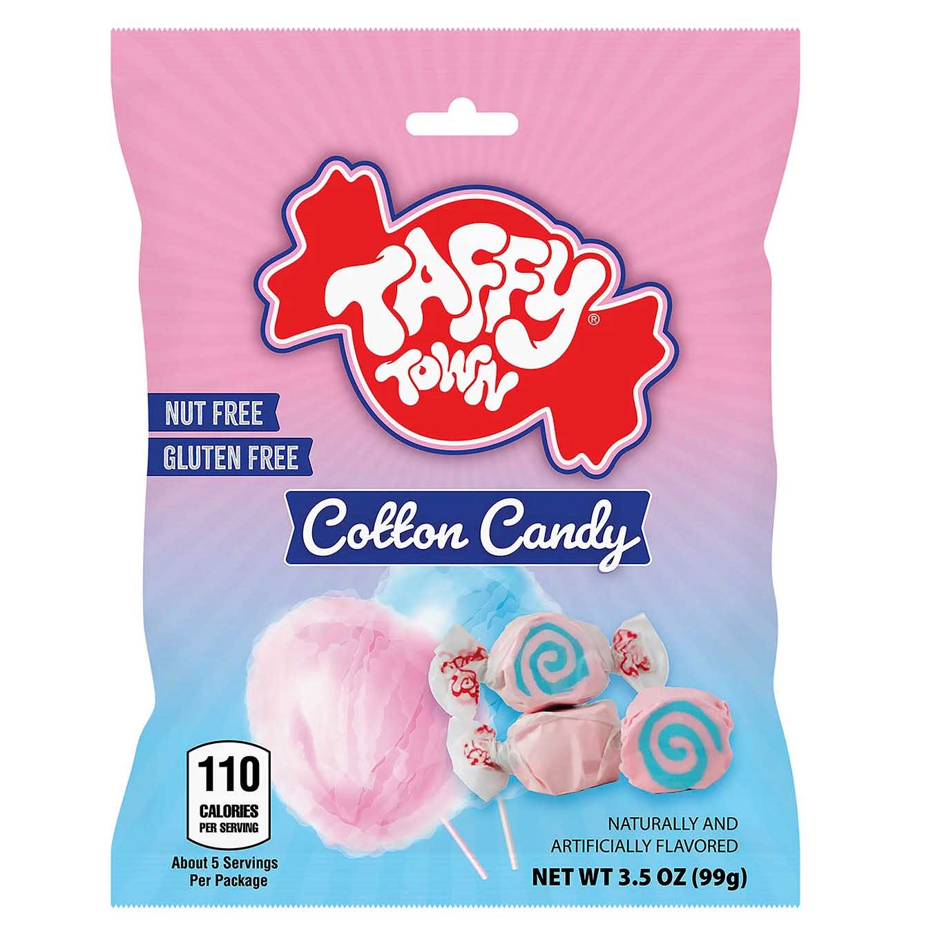 Taffy Town Cotton Candy Taffy Pouch 99g