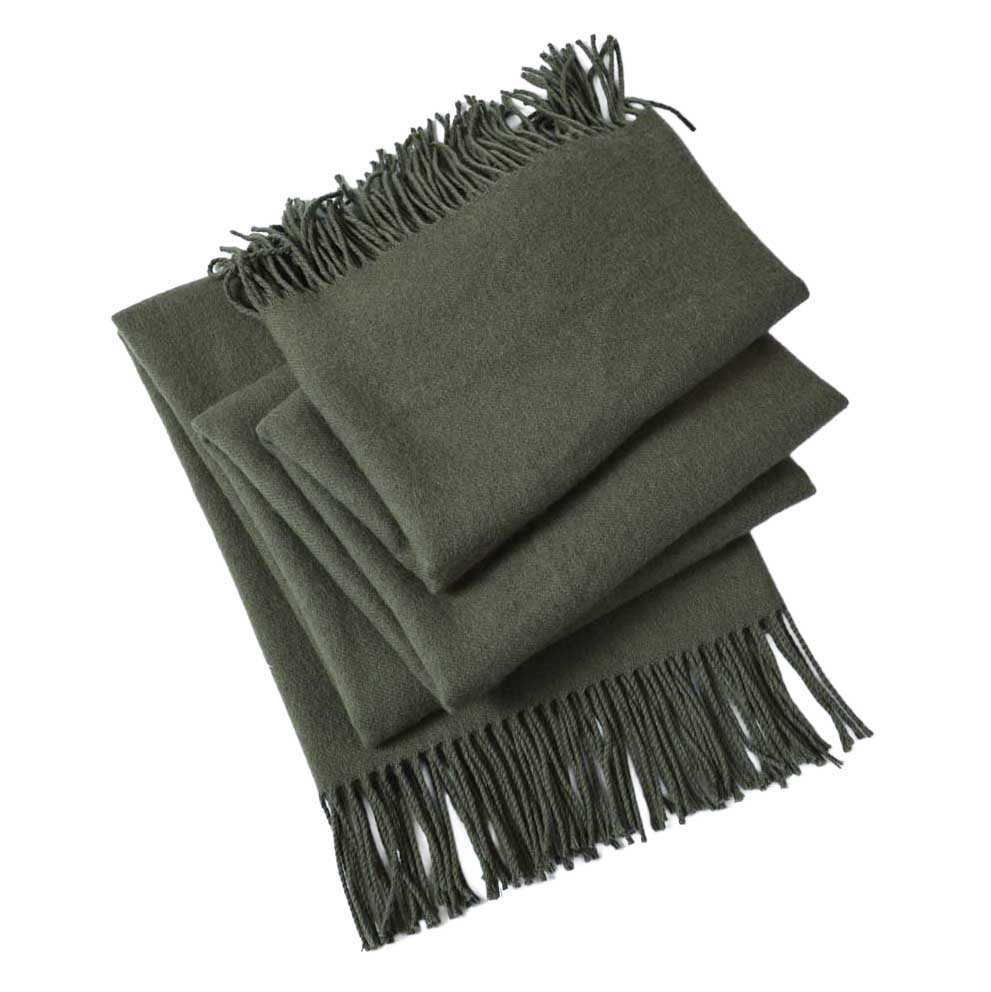 MM Linen Sage Lodge Lambswool Throw 130x200