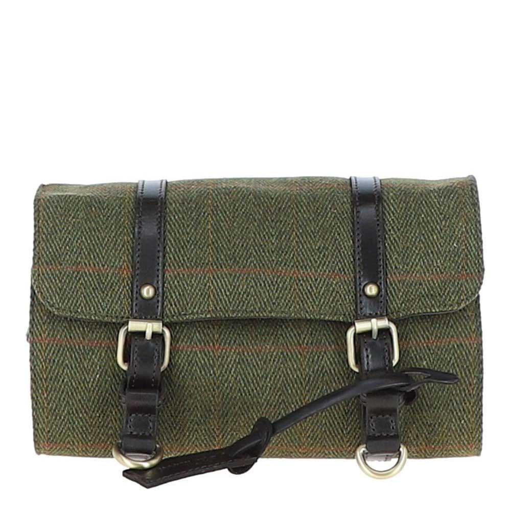 Ashwood Vintage Oily Hanging Leather Wash Bag