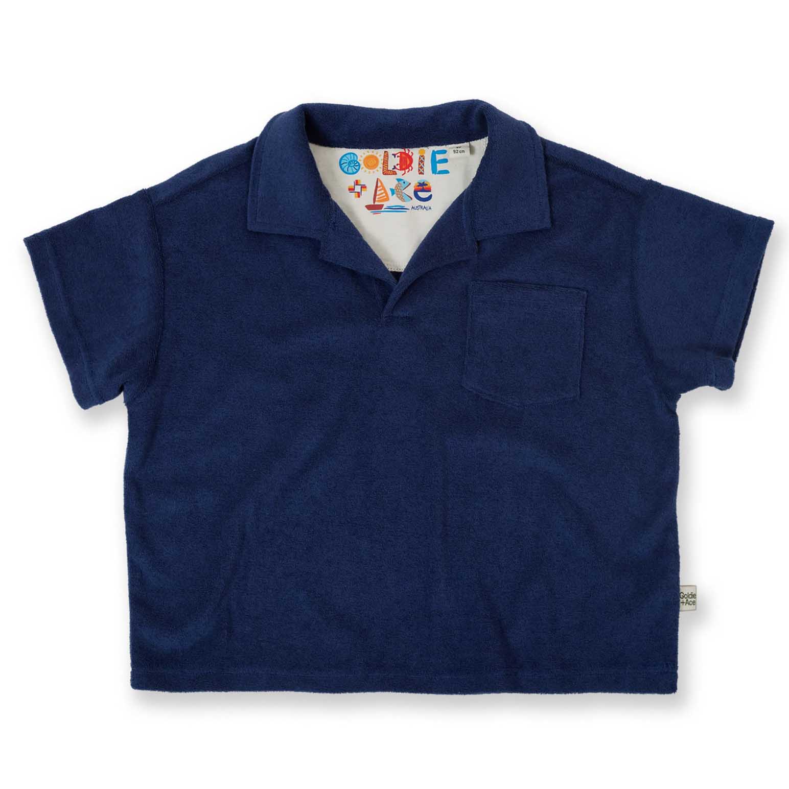 Goldie + Ace Oversized Terry Polo 3-5Y