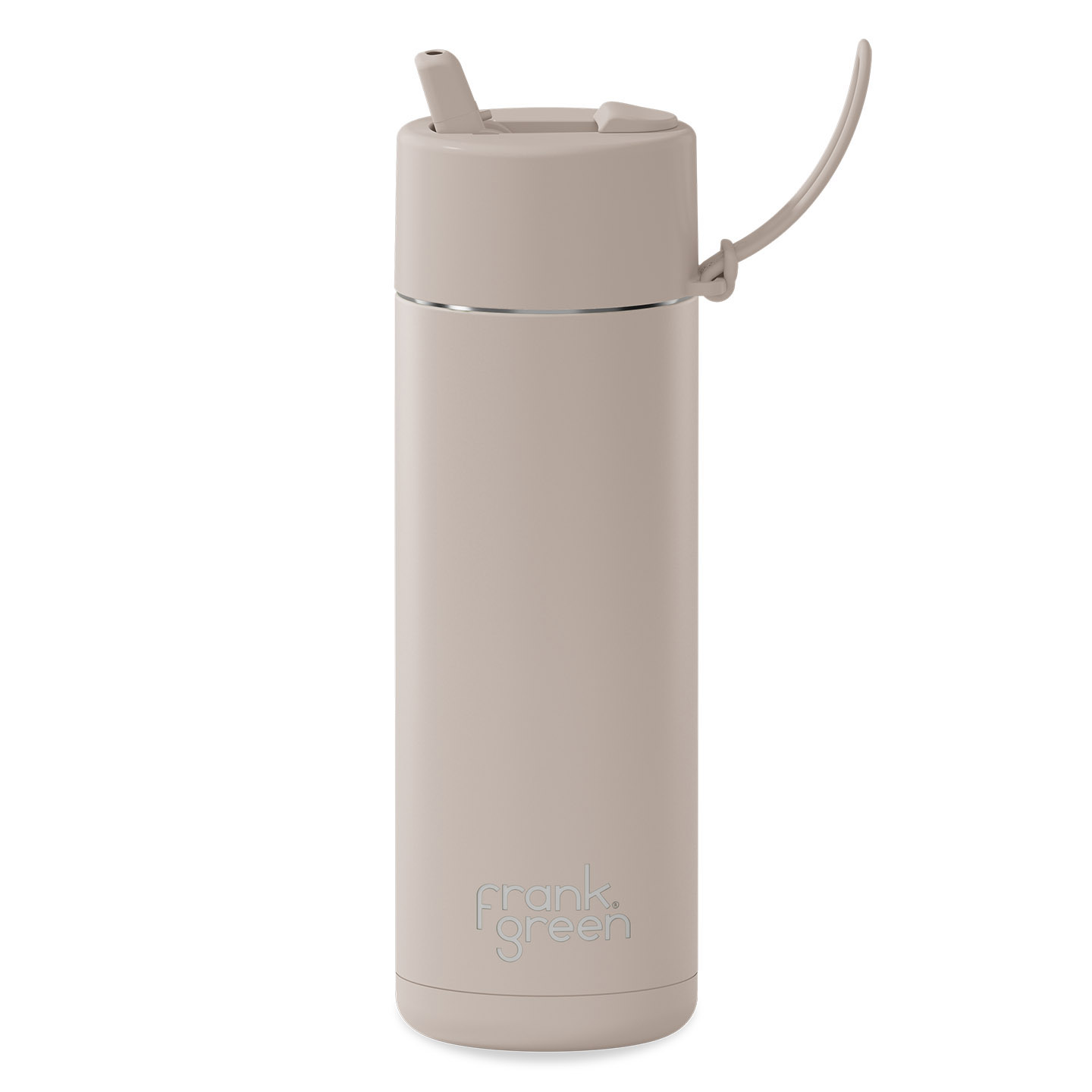 frank green 20oz Reusable Bottle with Flip Straw Lid Moon Dust