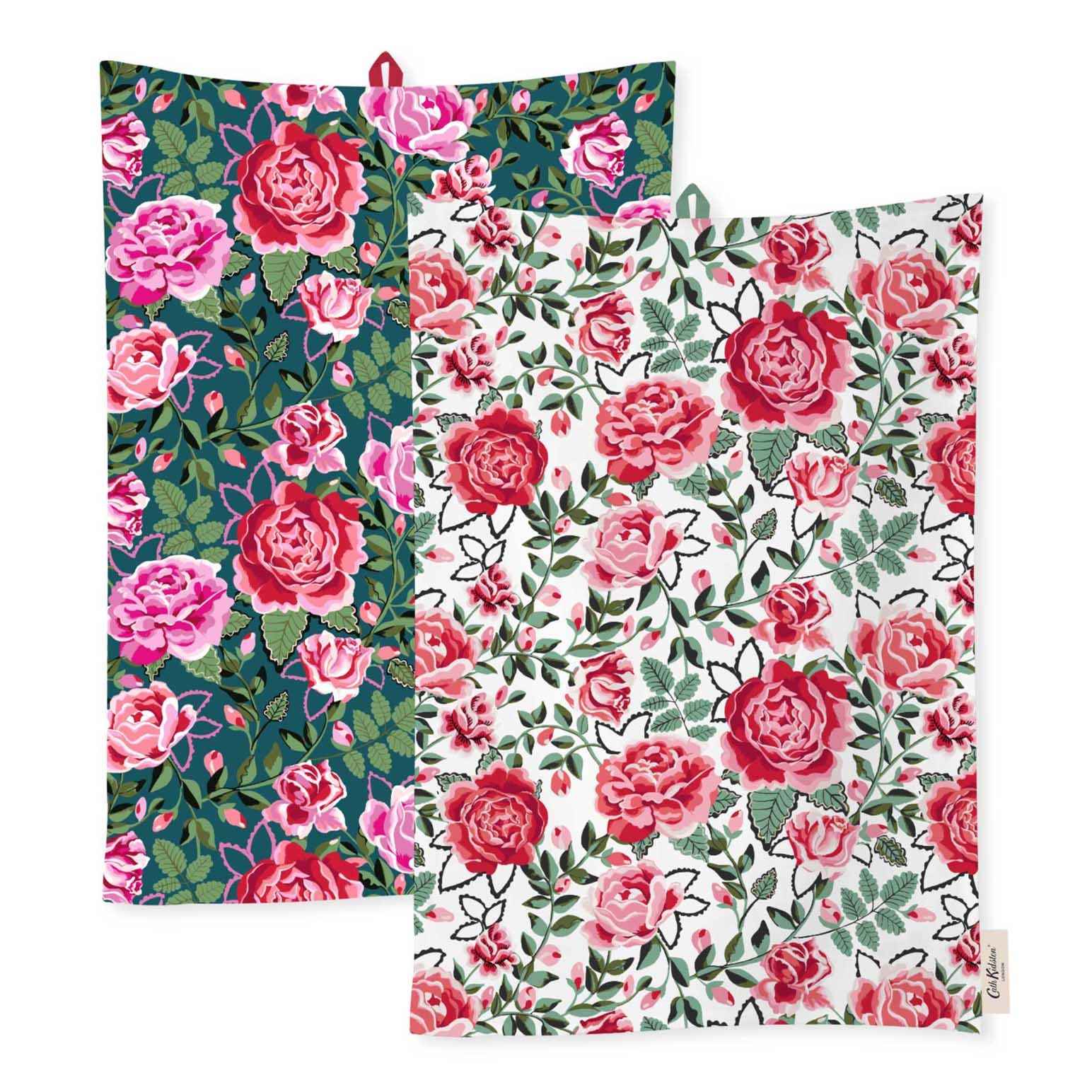 Cath Kidston Dolly Rose 2Pk Tea Towel