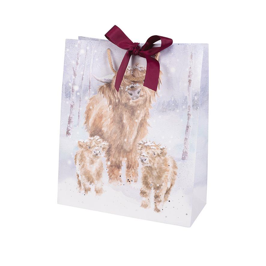 Wrendale Christmas Bag Large: A Highland Christmas