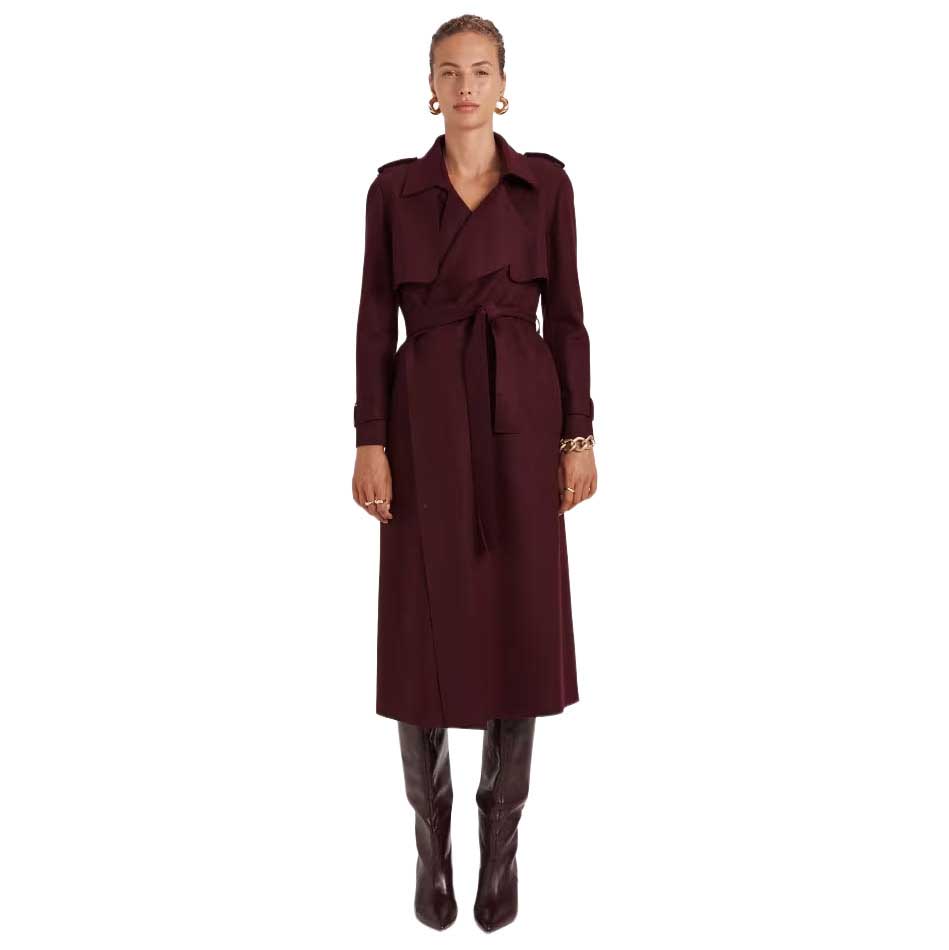 SABA Karla Wool Longline Trench
