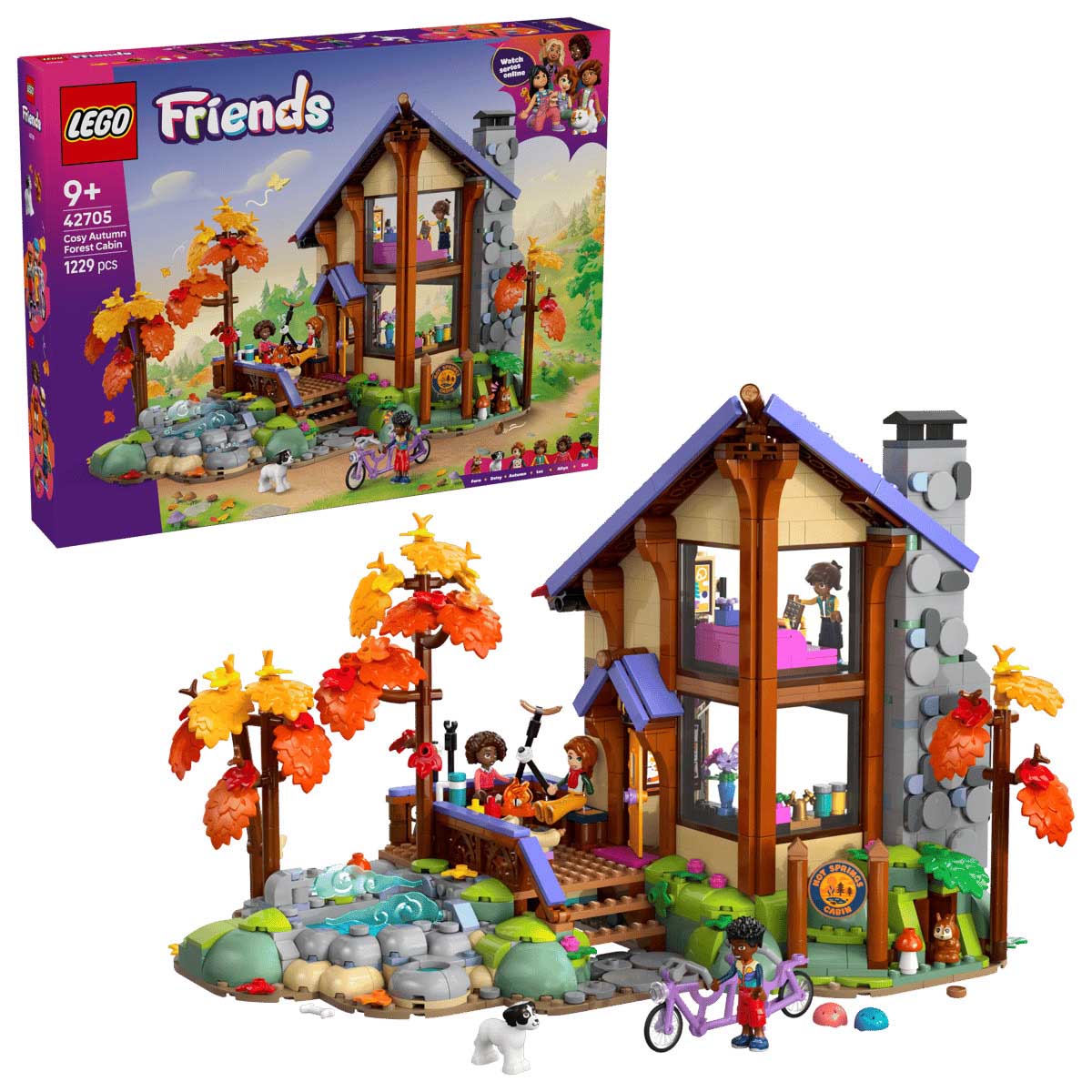 LEGO Friends Cozy Fall Forest Cabin