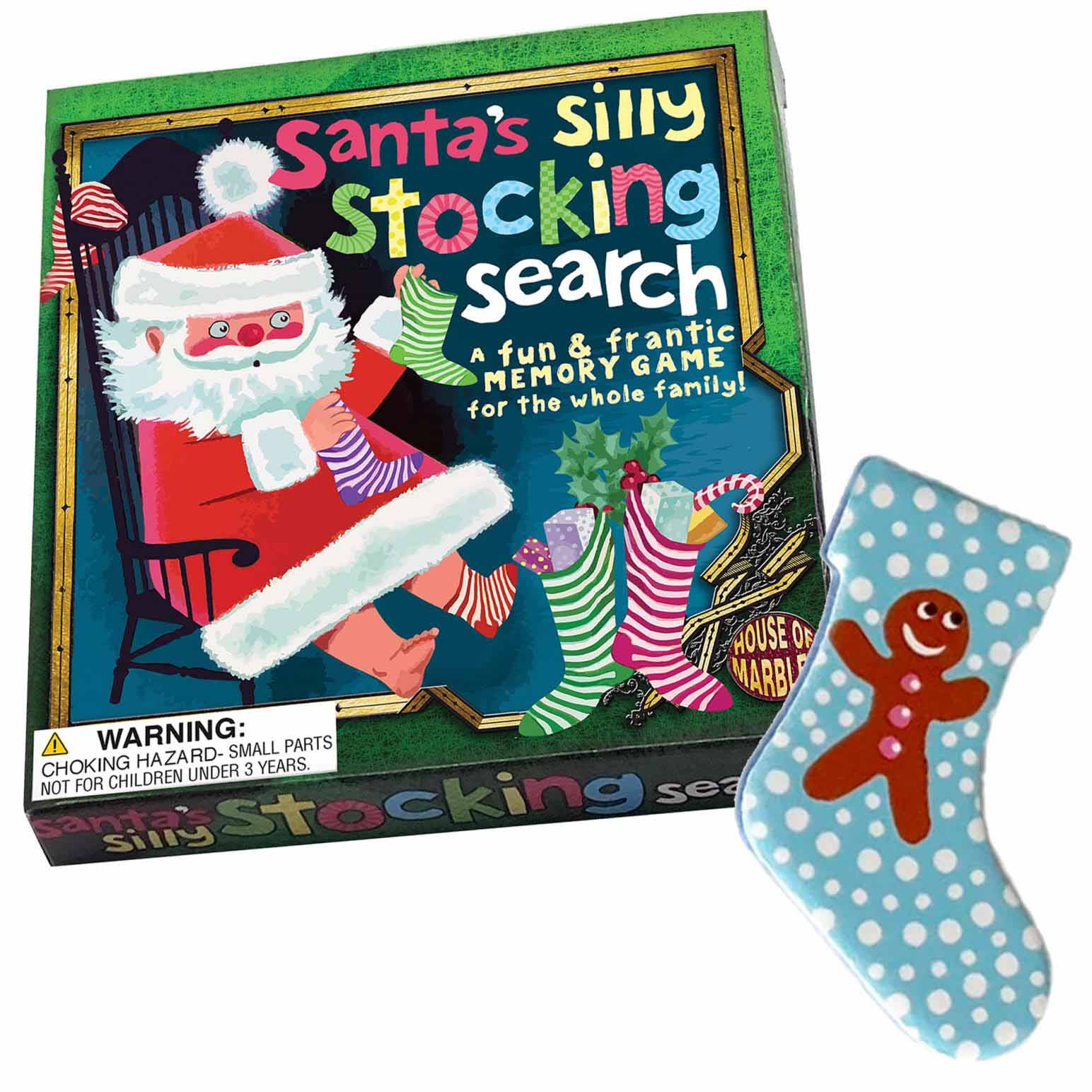 House of Marbles Santa's Silly Stocking Search Memory Game
