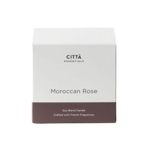 Citt&agrave; Moroccan Rose Ceramic Candle White 200g